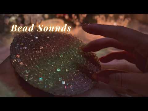 ASMR Rhinestone & Bead Sounds ✨ Elegant Tapping & Scratching💠(with BGM)