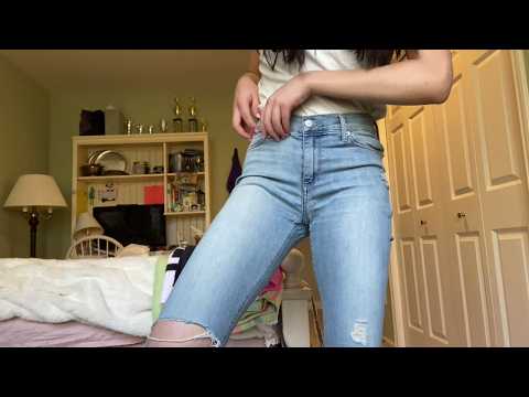 ASMR Jeans Scratching & Fabric Sounds