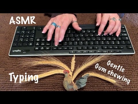 ASMR Request/Typing and gentle gum chewing (No talking)