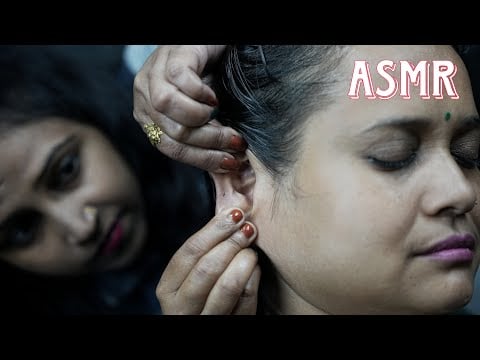 ASMR Female To Female Head Massage | ASMR Ear Massage For Female | Scratching & Tapping For Sleep