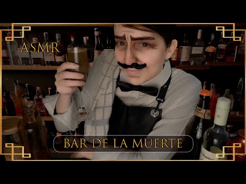 ⭐ASMR BAR de la MUERTE🎃 [Sub] La Oscura Verdad de Pueblo Macabro:Capítulo II, Preparando Bebidas