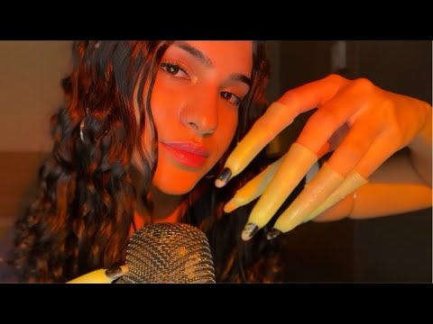 ASMR - ARREPIANDO O SEU CÉREBRO COM DEDOS FAKE/DEDOS DE BRUXA 🧠💦