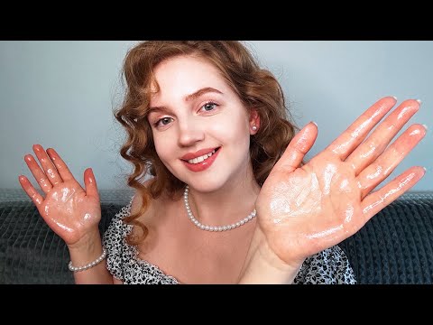 АСМР Массаж Лица, Шеи и Плеч с Маслом • ASMR Oil Face, Neck and Shoulder Massage