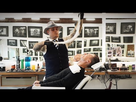 💈 Let’s Get Started! Igor’s Relaxing Hot Towel Shave In Los Angeles