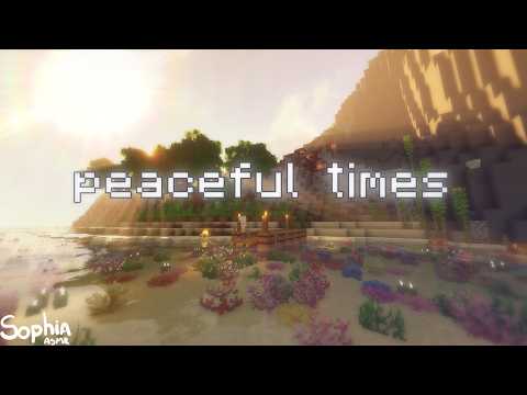 drift away by the sea… (minecraft beach ambience, asmr & soft waves)