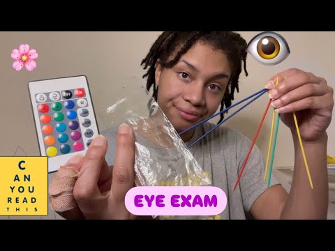 ASMR | EYE TESTING (Silvia)