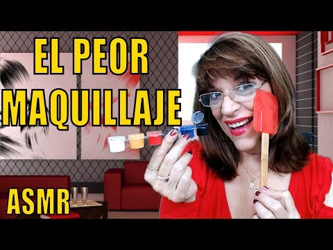 ASMR MAQUILLAJE EN EL PEOR SALON DE BELLEZA👸 WORST REVIEWED MAKEUP ROLEPLAY