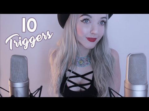 ASMR 10 Binaural Triggers to Help You Sleep ♡ Brain Melting (Ear to Ear Tingles)