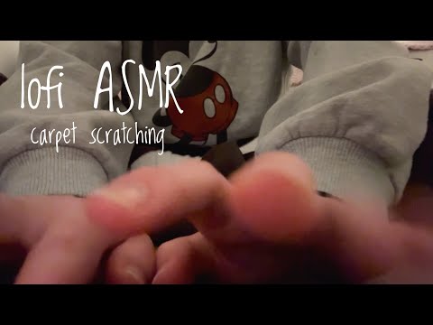 lofi asmr carpet floor scratching and other random stuff