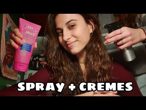 ASMR MINHA IRMÃ FINALIZANDO MEU CABELO✨️