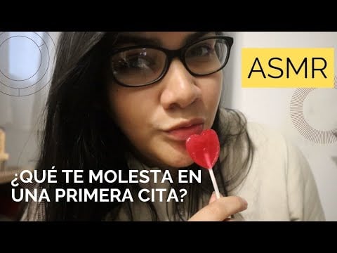 ASMR comiendo paleta | ASMR Lollipop 🍭 | mucha charla