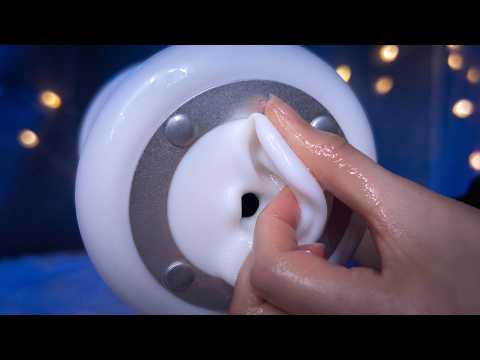ASMR Ultimate Brain Melting Oil Ear Massage (No Talking) 3Dio, Ear Cupping, Tapping / 耳マッサージ / 귀마사지