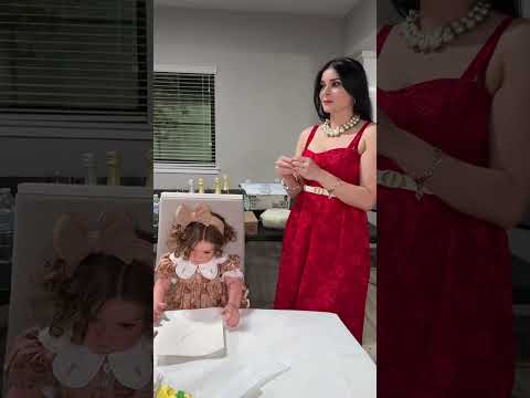 Celebrando año nuevo con mi bebé reborn Anieth y familia