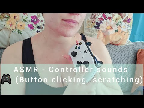 ASMR - Controller sounds 🎮 (Button clicking, scratching)