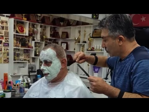 HAIR AND BEARD CUTTING,EAR WAX ,SKIN CARE AND MASSAGE WITH MUNUR ONKAN