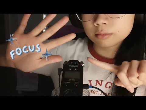 asmr | pay attention and focus hand sounds