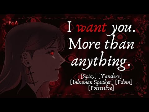 [F4A] [ASMR RP] The monster you spent the night with wants you (Fdom) (Spicy) (Inhuman Speaker)