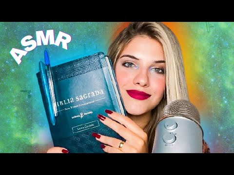 ASMR sussurrando uma leitura bíblica 🔥