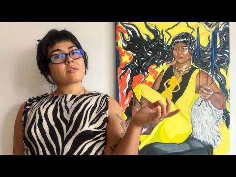 Soft Spoken Explanation of my new painting: The Empress ✨