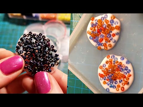 ASMR Glue Peelings/ Making Earrings (Whispered)