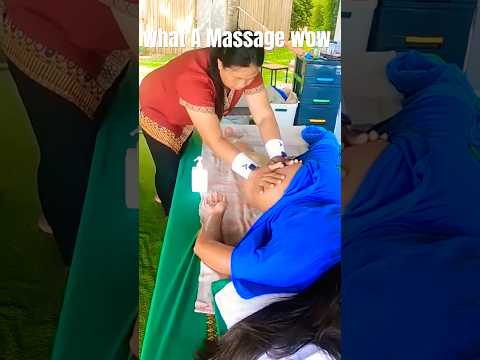 A Hamstring pain relief massage that got me to sleep by the beach - birds sing 💤 #asmr #relaxing