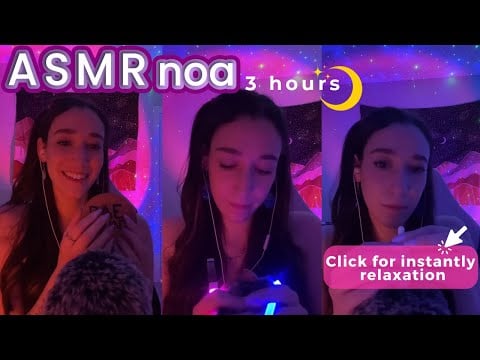 Energy Rain, Makeup, Personal Attention+ | 3 HOURS of #asmr to help you fall asleep 💕| live #136