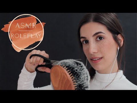 ASMR | Roleplay Peluquería: Masaje Craneal y Corte de Pelo Relajante | Lena ASMR