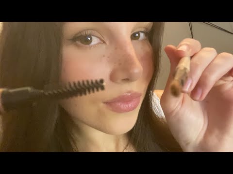 ASMR CLOSE UP doing your lashes w personal attention