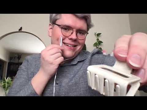 Eclectic ASMR | A Friend Helps Tie Your Hair Back (Lots of Word Repetition)