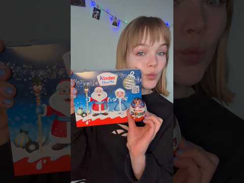 Обзор на новогодний подарок от kinder за 500 рублей + распаковка киндера из новогодней коллекции 🥳