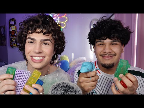 Doing ASMR with My Gym Crush