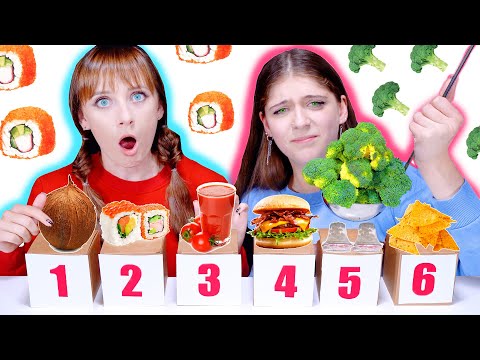 ASMR Big VS Small Spoon, Secret Box, Cooking Race | Most Popular Food Challenge LiLiBu