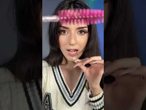 doing your eyebrows 👁️👄👁️  #asmr #short #shorts