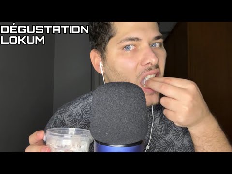 ASMR Français : DÉGUSTATION LOKUM (Avec les bruits de bouche)
