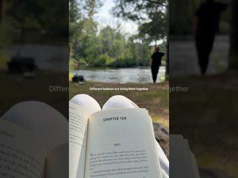 A fisherman and reader🤝🏻 #fishing #fishinglife #booktok #booktube