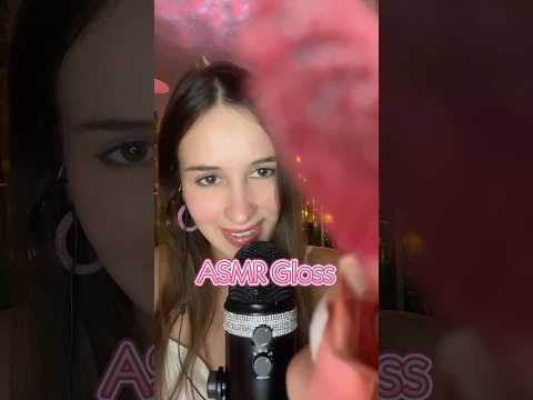Addict au gloss autant sur ma bouche que dans mes oreilles ✨ #asmr #gloss #mouthsounds #relaxing
