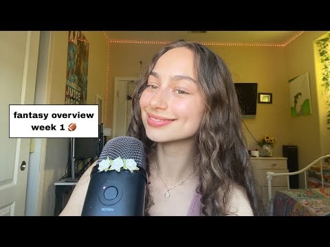 asmr fantasy football week 1 recap | 🏈