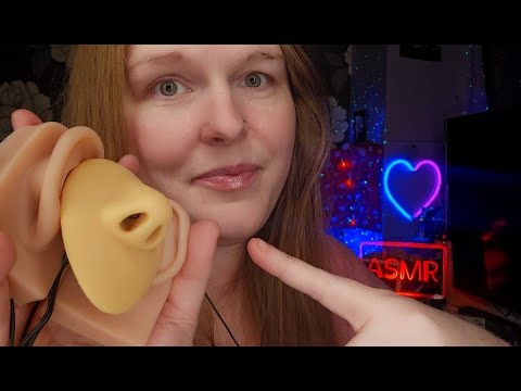 ASMR | Ear & Nose Mic Taps 👃 Digging, Flicking & Mouth Sounds.