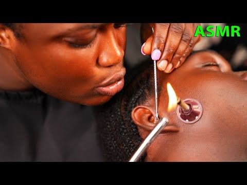 ASMR✨best sleep of your life, detailed ear cleaning, face nitpicking & neck massage + moxibustion