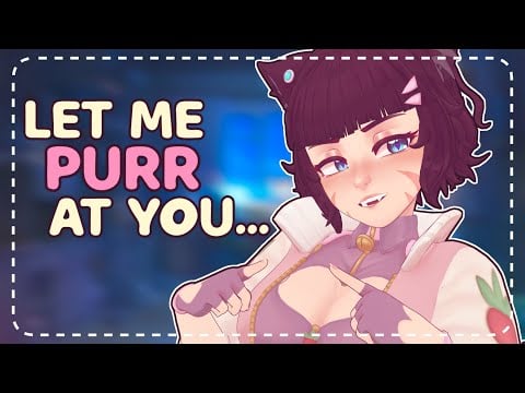 ꒰ASMR꒱🐾 Purrfect Tingles - Catgirl Purrs Into Your Ears 💤