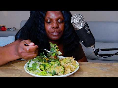 Pasta And Salad EWM ASMR Eating Sounds