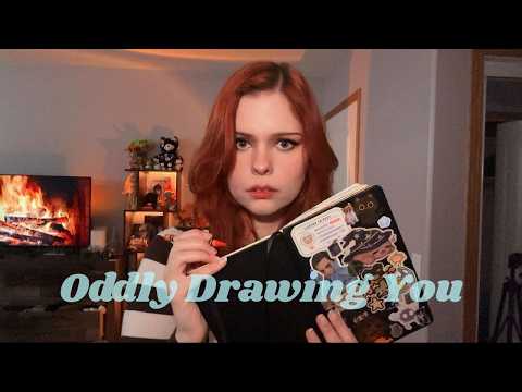 ASMR Odd Girl Draws You ✏️ (Over 1 Hour of Sketching and Weird Personal Attention Compilation)