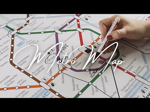 ASMR History of the Vienna Metro 🚇 Where is the missing line? (map tracing, soft spoken)