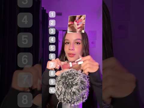 ASMR manicure filter challenge 💅 #asmr #asmrvideo #asmrsounds #sleep #tingles