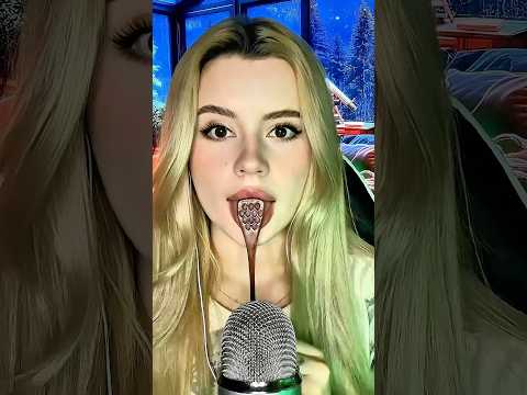ASMR bubble spoon 🫧🥄  #asmr #mouthsounds
