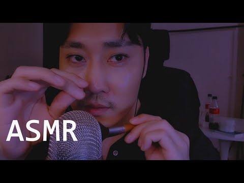 ASMR 속삭임+입소리+브러쉬, 손소리 (whisper,mouth sounds,brush,hand sound,more..)
