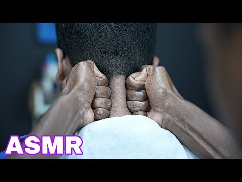 Gentle Hard Massage ASMR | Neck Massage And Head Massage With Tapping And Tingles ASMR