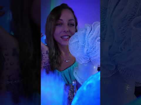 Loofa ASMR 🫠💙💤 #asmr #asmrsounds #asmrvideo #asmrlivestream #livestream