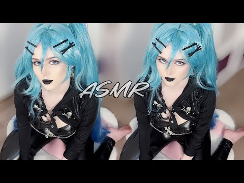 Hatsune Miku Trying ASMR (and gothic style) 🖤