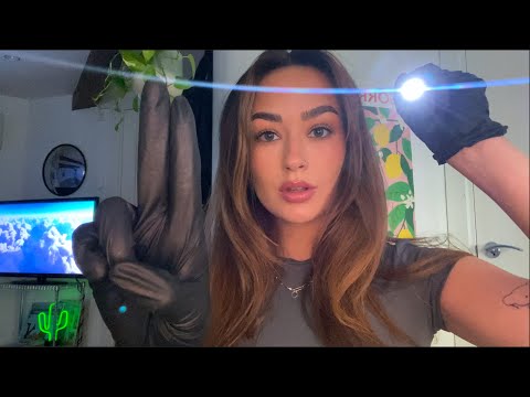 [ASMR] a 10 minute FAST eye exam 👀🔦